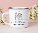 O Trabalho me deu Boas Amizades - Arte Avulsa Caneca - Imagem 4