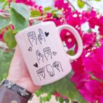Eu te amo - em LIBRAS - 4 Artes Avulsa Caneca - Imagem 2