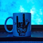 Eu te amo - em LIBRAS - 4 Artes Avulsa Caneca - Imagem 3