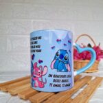 Stitch - Música Farol das Estrelas - 4 Artes Avulsa Caneca - Imagem 5