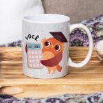Fiz as contas aqui, e cheguei a conclusão que você vale OURO! - Arte Avulsa Caneca