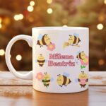 Abelhinhas - Arte Avulsa Caneca Escolar - Imagem 2