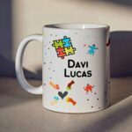 Autismo - Arte Avulsa Caneca Escolar