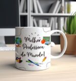 Melhor Professor(a) do mundo - Arte Avulsa Caneca - Imagem 2