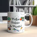 Melhor Professor(a) do mundo - Arte Avulsa Caneca