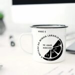 Você é a metade da minha laranja - 3 Artes Avulsa Caneca