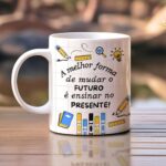 Café é igual Professor, te prepara para a vida - Arte Avulsa Caneca - Imagem 3
