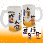 Goku Chopp 475ml - Arte Avulsa Caneca - Imagem 2