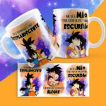 Goku e Chi Chi - Arte Avulsa Caneca - Imagem 5