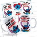 Lista do que não fazer - Stitch - Arte Avulsa Caneca - Imagem 4