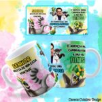 Arte Avulsa – Dr Now Madagascar Fitness - Rei Julien (Caneca Criativa)