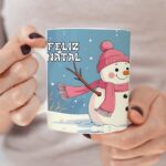 Snowman Pink - Arte Avulsa Caneca