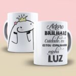 Adoro Brilhar FLORK - Arte Avulsa Caneca