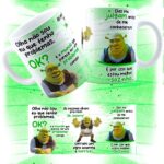 Shrek - Não sou eu que tenho problemas, ok - Arte Avulsa Caneca