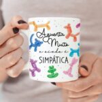 FREEBIE - Arte Avulsa Caneca - Frase Aguenta Muito