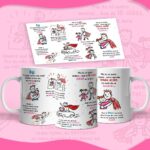 Pai… Onze vidas Versão Pai de Menina  - Arte Avulsa Caneca