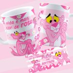 Pantera cor de Rosa -  Arte Avulsa Caneca