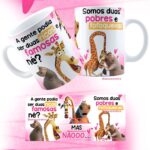 Pobres e Fofoqueiros Glória - Arte Avulsa Caneca (Caneca Criativa)