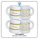 Padrinhos - Deus Escolheu - Arte Avulsa Caneca