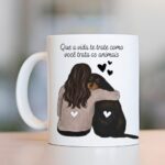 Que a vida te trate como você trata os animais - Arte Avulsa Caneca