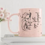 Seja Forte e Corajosa - Arte Avulsa Caneca