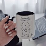 Terapia ajuda, herança resolve - Arte Avulsa para Caneca