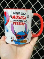 Lista do que não fazer - Stitch - Arte Avulsa Caneca - Imagem 3