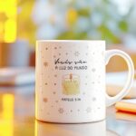 Vocês são a Luz do mundo - Mateus 514 - Arte Avulsa para Caneca