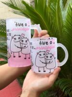 Amiga eu não tive a Sorte Flork - 4 Artes Avulsa Caneca - Imagem 3
