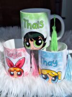 Meninas Super Poderosas Glitter - 3 Arter Avulsa para Caneca - Imagem 2