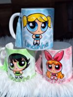 Meninas Super Poderosas Glitter - 3 Arter Avulsa para Caneca