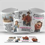 Peeeeeão todo tatuado - Arte Avulsa Caneca