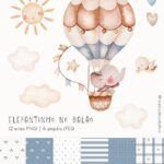Elefantinho no Balão - Kit Digital