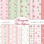 Moranguinho Doce Infância - Ilustrações Aquarela - Kit Digital - Imagem 6