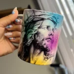 FREEBIE - Jesus - Arte Avulsa Caneca (Abacaxi Sublimatico)