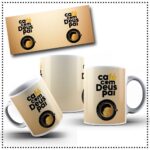 Caneca Café com Deus Pai - Artes Avulsa Caneca - Imagem 5