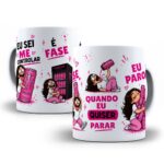 Eu Sei Me Controlar é Fase Bebidas - Arte Avulsa Caneca - Imagem 8