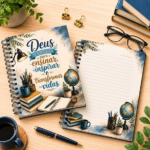 Kit encadernação - Dia dos Professores - AZUL