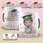Kit Estampas Canecas - Formatura ABC (Bruna Molina)