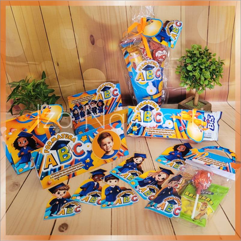1-2-2-5 Kit 6 mimos – formatura ABC (Iza Nagliatti) - Imagem 1
