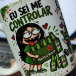Eu sei me controlar heineken - Arte Avulsa Caneca