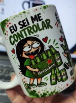 Eu sei me controlar heineken - Arte Avulsa Caneca
