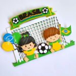 Kit 4 Topos para Bolo - Copa Qatar - Imagem 4