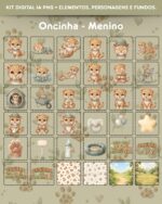 Oncinha Menino - Kit Digital - Imagem 2
