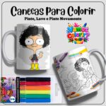Coleção Dia das Crianças para colorir 2026 - Imagem 8