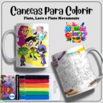 Coleção Dia das Crianças para colorir 2026 - Imagem 9