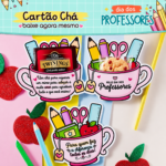 Cartão Chá Dia dos Professores