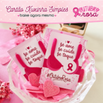 Cartão Xuxinha Simples Outubro Rosa