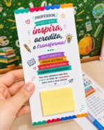 Card caneta e mimos - Professores e Volta às Aulas - Imagem 4