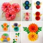 12 Moldes p/ Flores - Arquivos de Corte